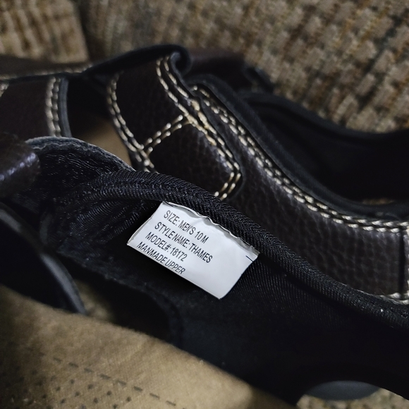 Izod Thames Men's Sandals Size 10M Brown Dad Shoes Fishing Sandals Clean - Picture 4 of 6